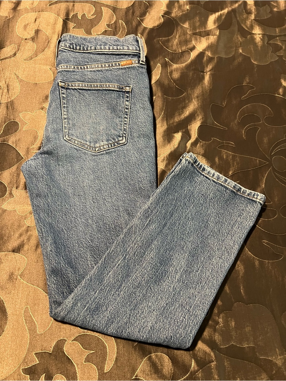 AYR All Year Round The LaLa True Story 90s Straight Leg Med Blue Denim Jeans 29S
